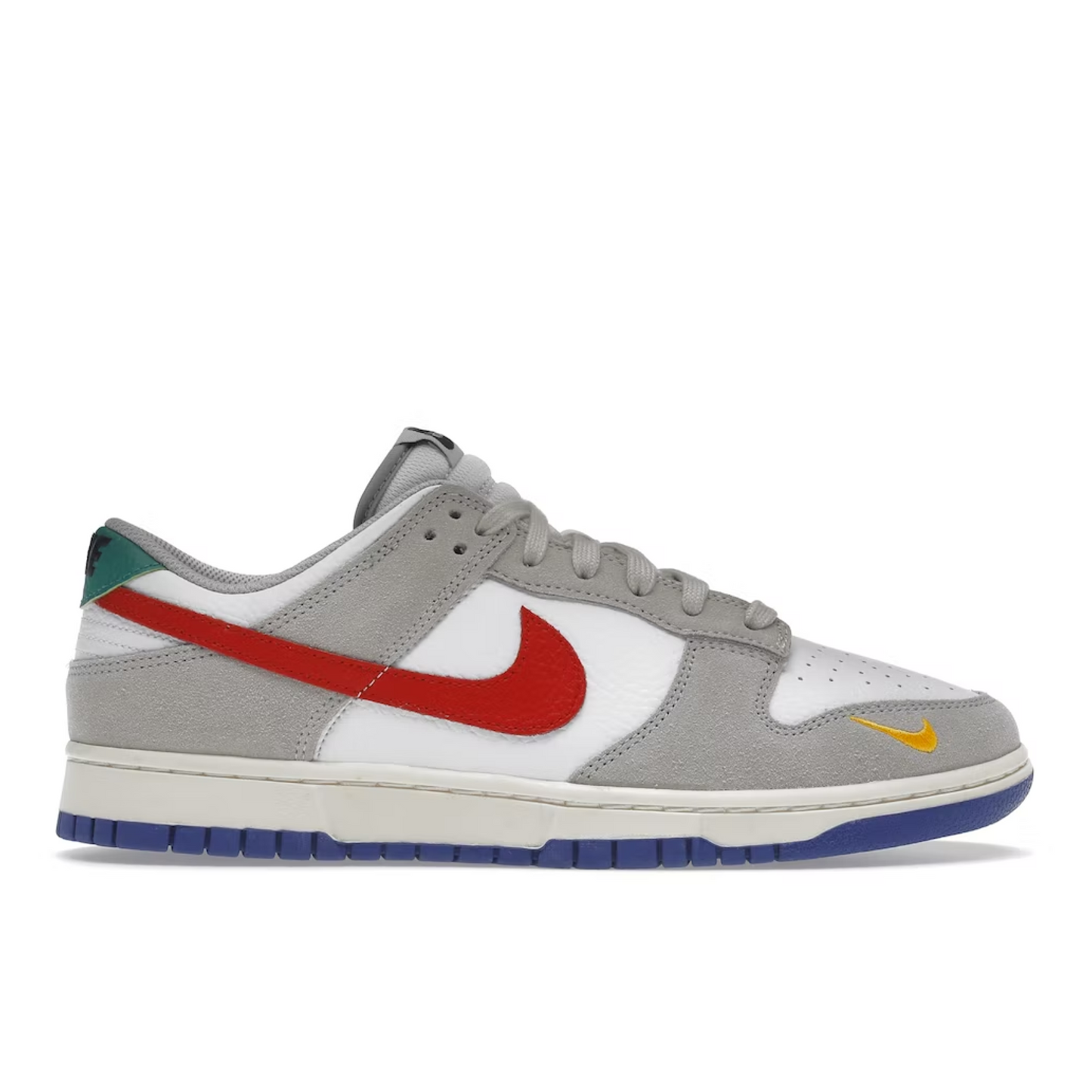 Nike dunk low light iron ore red blue