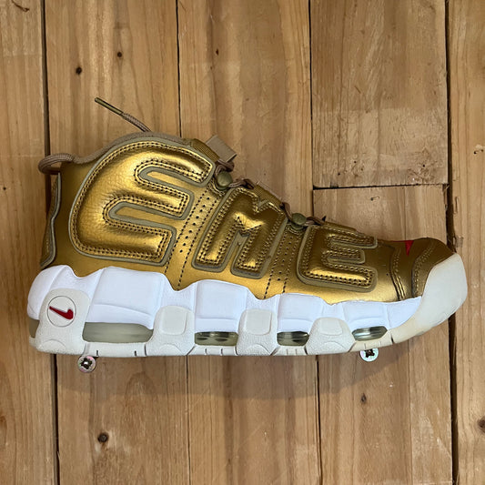 Nike Air More Uptempo Supreme Suptempo Gold